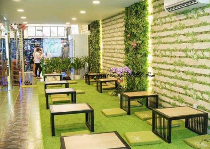 Thiết kế thi công quán trà sữa tại TP Vinh Nghệ An